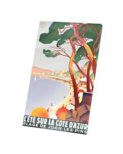 Tableau Décoratif  Ete Sur la Cote D'Azur  Vintage Voyage Art Deco 30's (40 cm x 64 cm)