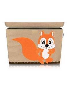 Boîte de rangement "écureuil" avec grand couvercle, 51 x 36 x 36 cm Lifeney 833111