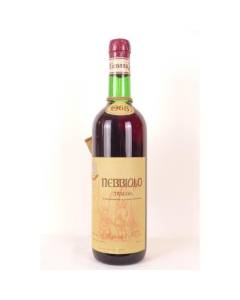nebbiolo d'alba lignana rouge 1968 - piémont Italie - une bouteille de vin