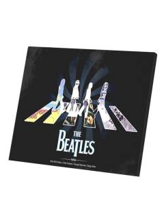 Tableau Décoratif  Beattles Abbey Road Musique (35 cm x 30 cm)
