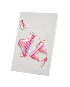 Tableau Décoratif  Bikini Sur Le Sables (60 cm x 90 cm)
