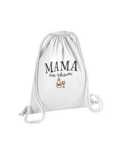 Sac de Gym en Coton Blanc Mama au Rhum 12 Litres