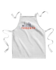 Tablier Enfant Cuisine - Peinture Toronto Minimalist Voyage Canada Amérique - Qualité Premium