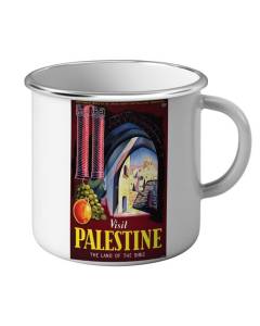 Mug Emaillé Métal Palestine Land Of The Bible Sacre Travel Voyage