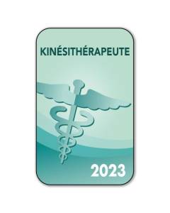 Autocollant Sticker - Vignette Caducée 2023 pour Pare Brise en Vitrophanie - V2 Kinésithérapeute