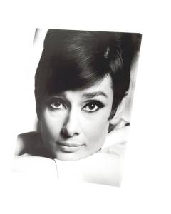 Tableau Décoratif  Photo de Star Célébrité Audrey Hepburn Actrice Vieux Cinéma Original 18  (60 cm x 76 cm)