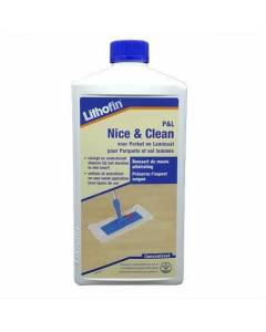 Lithofin PL Nice & Clean pour parquets et sols laminés est un concentré de nettoyage à base de savon naturel de haute qualité et