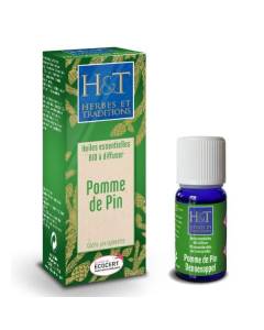 Herbes et Traditions - Parfum ambiance Bio Pomme de Pin 10ml - Synergie Huiles essentielles à diffuser