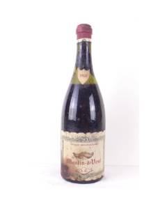 moulin à vent ac négoce (étiquette sale bouteille soufflée) rouge 1931 - beaujolais