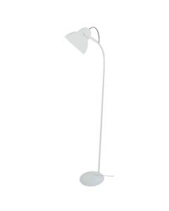 TOSEL Lampadaire liseuse 1 lumières - luminaire intérieur - acier blanc ivoire - Style urbain - H150cm L25cm P25cm