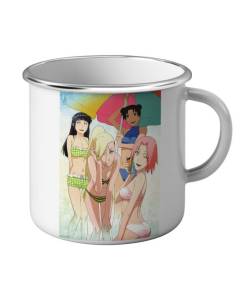 Mug Emaillé Métal Naruto Sakura Sexy Beach Girls