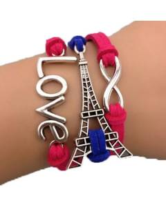 Bracelet Tour Eiffel Infini Karma Paris Infinity