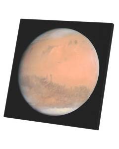 Tableau Décoratif  Planete Mars Astronomie Espace Etoile (60 cm x 60 cm)