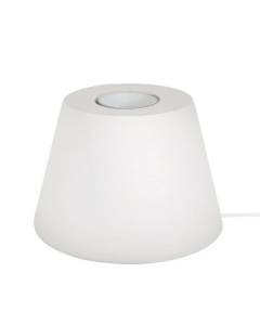 CONE-Pied de lampe conique bois  ivoire Abat-jour: abat-jour bois  ampoule 1 ampoule E27 pop color P11xD11xH7,5cm