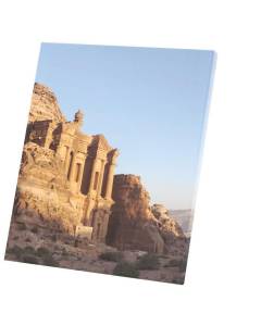 Tableau Décoratif  Temple de Petra Dans le Soleil Levant Jordanie (60 cm x 71 cm)