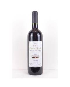 puisseguin saint-émilion château côtes de rigaud (une bouteille de vin) rouge 2010 - bordeaux