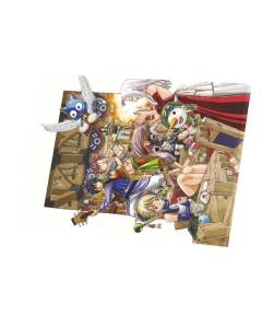 Tableau Décoratif  Fairy Tail Guildes Manga Anime (60 cm x 86 cm)