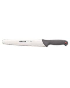 Couteau à pâtisserie Arcos Couleur - Prof 242800 en acier inoxydable Nitrum et mango polypropylène ergonomique et lame de 25 cm,