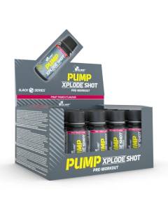 Pre-workout en shot Pump Xplode Shot - Fruit Punch Pack de 20