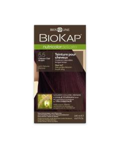 Biokap Nutricolor Delicato Teinture pour Cheveux 5.5 Châtain Clair Acajou 140ml