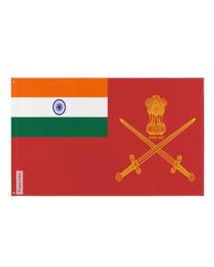 Drapeau de l'armée indienne 120x180cm en polyester