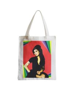 Grand Sac Shopping Plage Etudiant Amy Winehouse Pop Blues Fashion Homme Rock Star