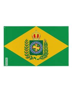 Drapeau de l'Empire du Brésil durant le second règne 192x288cm en polyester