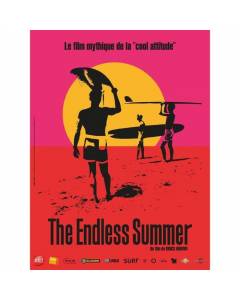 The Endless Summer Affiche Cinéma Originale Roulée Petit format 60x40cm Documentaire de Bruce Brown Ressortie