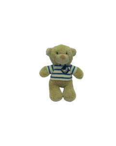 Doudou ours peluche 23 cm pull marin comme neuf Pommette