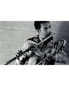 Poster Affiche Eric Dolphy Saxophone Flute Artiste Jazz Portrait 91cm x 142cm