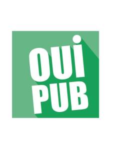 Autocollant Sticker Oui Pub Boîte aux Lettres Rectangle Vert