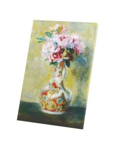 Tableau Décoratif  Renoir Bouquet Vase Impressionnisme Peinture Huile (60 cm x 88 cm)
