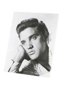 Tableau Décoratif  Photo de Star Célébrité Elvis Presley Chanteur Vieille Musique Original 11  (40 cm x 50 cm)