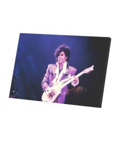 Tableau Décoratif  Prince Purple Guitare Solo Chanteur Funk Pop Star Celebrite (59 cm x 40 cm)