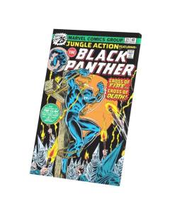 Tableau Décoratif  Black Panther Marvel Couverture BD Comics Super Hero Vintage (30 cm x 47 cm)