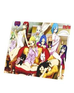Tableau Décoratif  Fairy Tail Pyjama Party Avec Les Filles (35 cm x 30 cm)