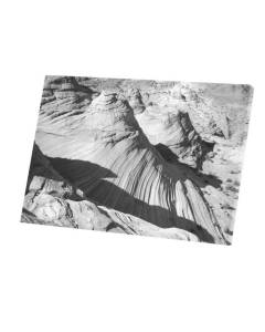 Tableau Décoratif  le Grand Canyon en Noir et Blanc / États-Unis / Nature (59 cm x 40 cm)