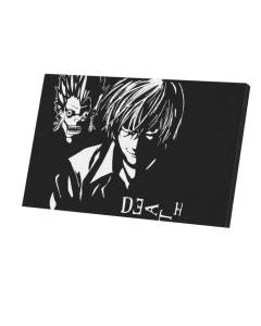 Tableau Décoratif  Death Note 1 Noir et Blanc Manga Anime Japon  (96 cm x 60 cm)