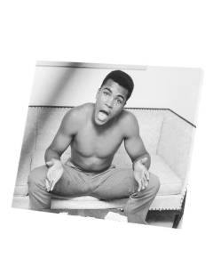 Tableau Décoratif  Photo de Star Célébrité Mohamed Ali Boxeur Sportif Original  (47 cm x 40 cm)