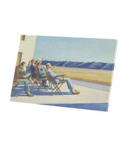 Tableau Décoratif  People In The Sun Edward Hopper Peinture Realisme Amerique (45 cm x 30 cm)