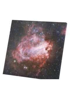 Tableau Décoratif  Messier 17 Nebuleuse Etoile Galaxie Espace Astronomie (65 cm x 60 cm)