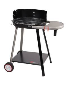 Barbecue à charbon de bois - HOME MAISON - Avec soufflerie intégrée - Noir