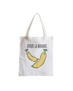 Grand Sac Shopping Plage Etudiant Avoir la Banane Enfant Expression Fruit
