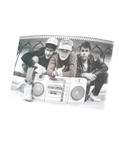 Tableau Décoratif  Beastie Boys Photo Vintage Ghetto Blaster Rap Hip Hop 80's New York (44 cm x 30 cm)