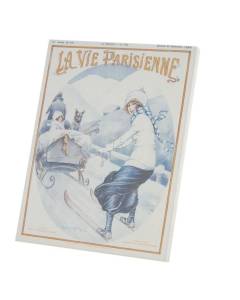 Tableau Décoratif  La Vie Parisienne Royaume Des Neiges Magazine Vintage 1923 (40 cm x 51 cm)