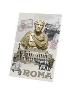 Tableau Décoratif  Roma Collage Rome Voyage Histoire Tourisme (60 cm x 85 cm)
