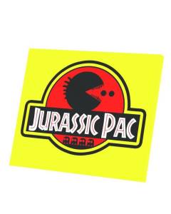 Tableau Décoratif  Jurassic Pac Cinema Pac Man Park Dinausore (36 cm x 30 cm)