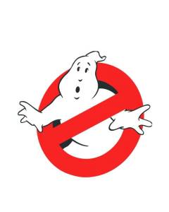 Tableau Décoratif  Ghostbusters Logo No Ghost Allowed (69 cm x 60 cm)