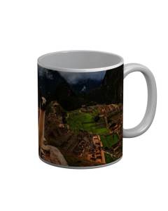 Mug Céramique Machu Picchu Lama Selfie Peru Incas