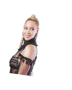 Tableau Décoratif  Photo de Star Célébrité Beyonce Musique 1  (60 cm x 63 cm)